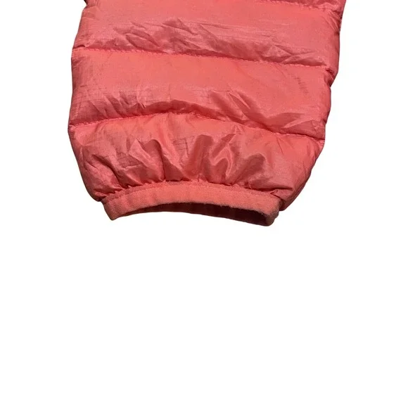 Mountain Hardwear Hooded Down Puffer Jacket Coral Pink Womens Lightweight Medium - Picture 4 of 8